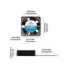 WINSINN Ventilador RGB de 0.984 in de 12 V impresora 3D_2