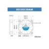 WINSINN Ventilador CC de 1.969 in 12 V 5010 doble_2