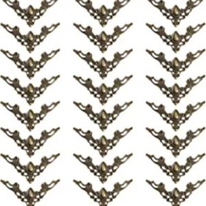 WINOMO 24 protectores de esquina de metal vintage para