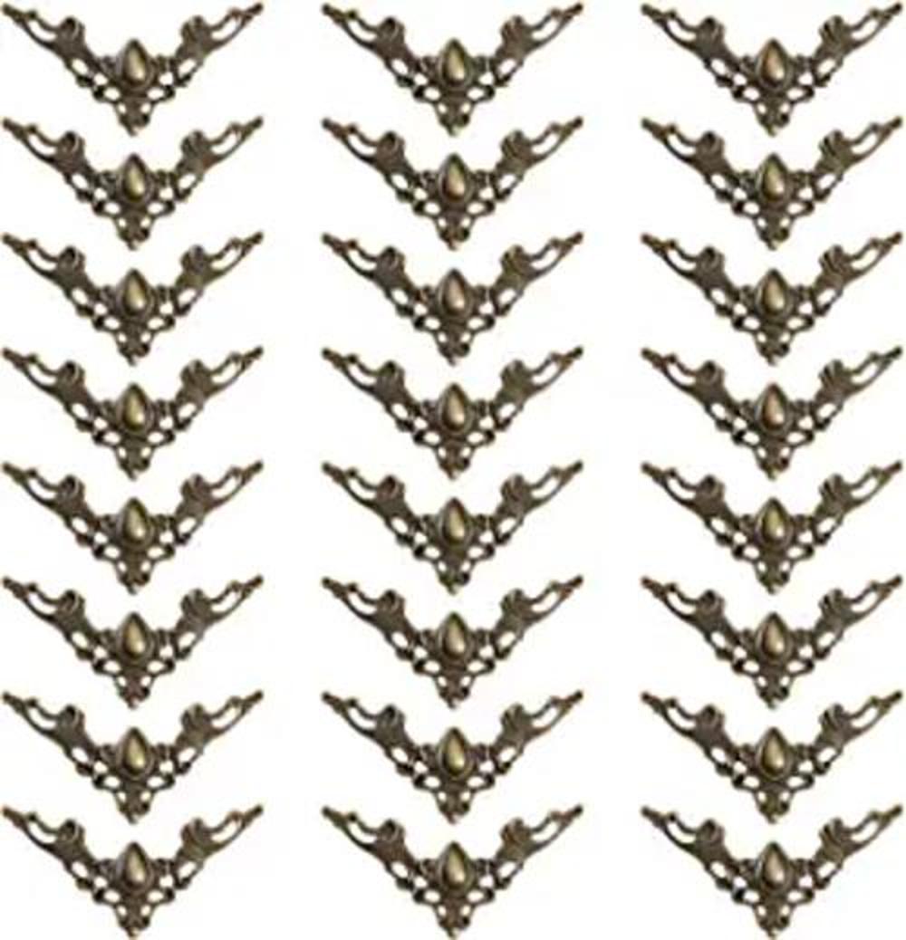 WINOMO 24 protectores de esquina de metal vintage para