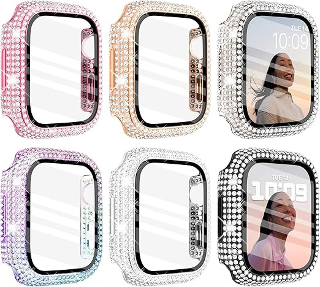 Wingle Paquete de 6 fundas compatibles con Apple Watch