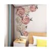 Calcomanías de pared de flores de peonía calcomanías de