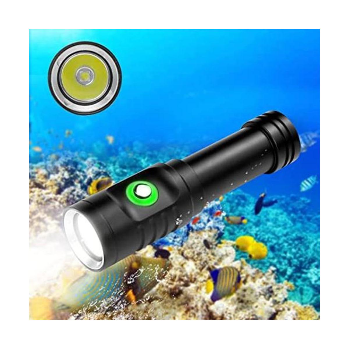 Linterna de buceo de 2000 lúmenes linterna de buceo