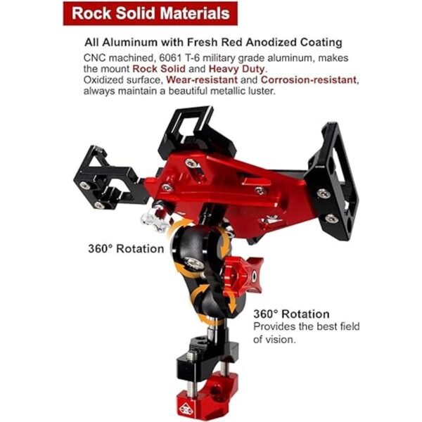 WINDFRD Soporte de metal para teléfono de motocicleta_2
