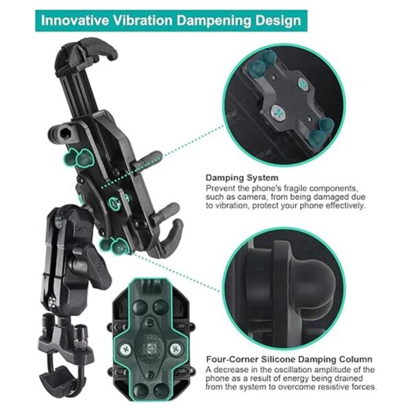 WINDFRD Soporte para teléfono de motocicleta_2