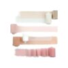 6 Rolls Handmade Fringe Chiffon Silk Ribbon 1.5 x 3 Yd_1