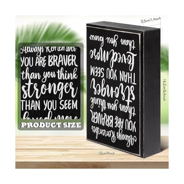 Always Remember You are Braver Than You Think Placa de