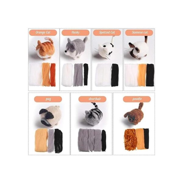 Kit de fieltro de aguja manual para principiantes con