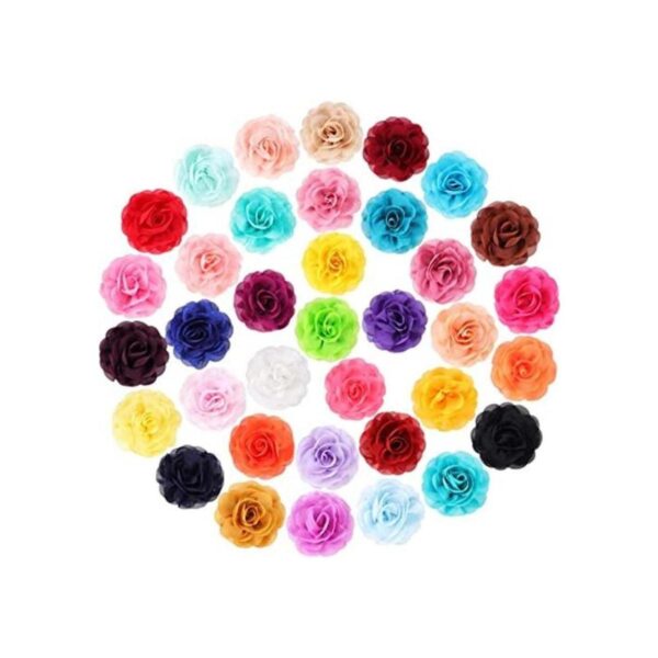 36 piezas de collar de perro lazos de flores accesorios