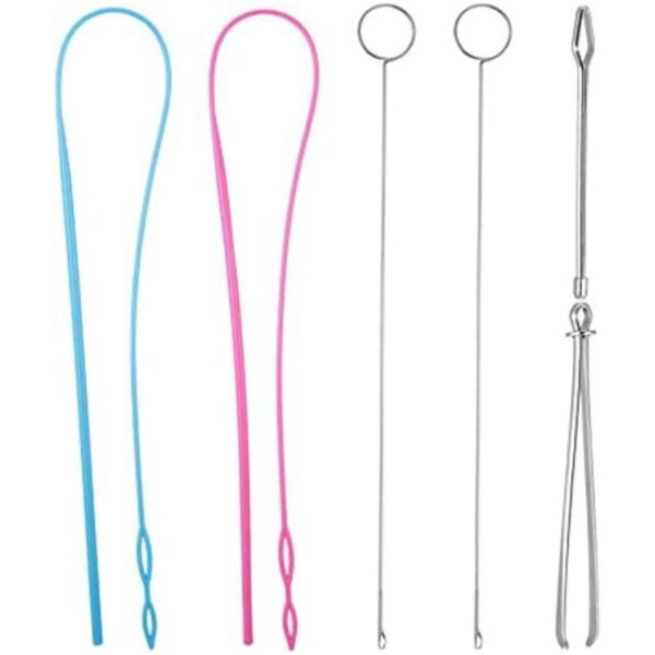 Kit de 6 lazos de costura incluye gancho giratorio de