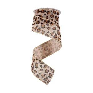 Cinta de arpillera de leopardo de 10 yardas x 2.5 pulgadas