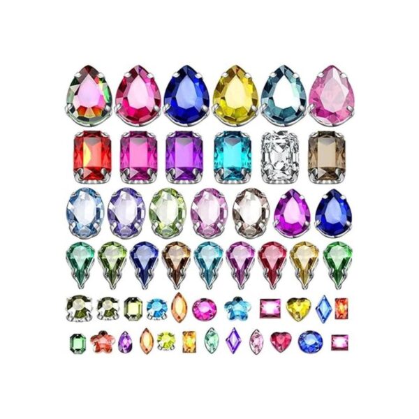 WILLBOND 320 piezas de cristales de diamantes de imitación