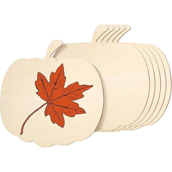 6 piezas de gran tamaño con corte de calabaza de madera_1