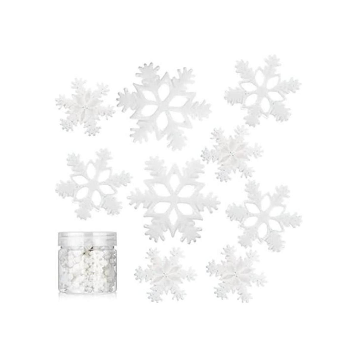 WILLBOND 50 piezas de mini copo de nieve para