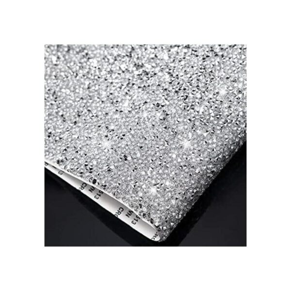 Hoja de calcomanías de diamantes de imitación de resina de