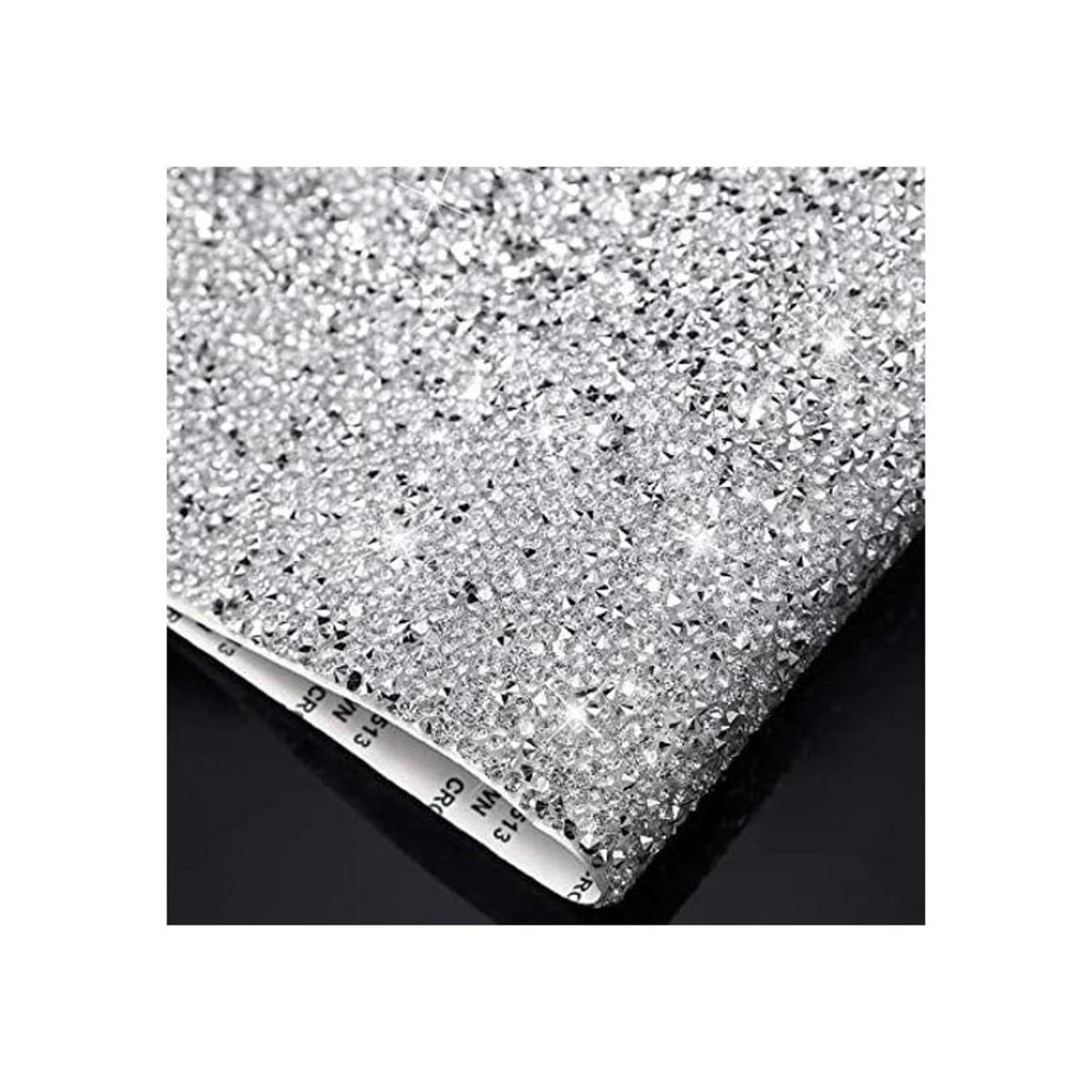 Hoja de calcomanías de diamantes de imitación de resina de