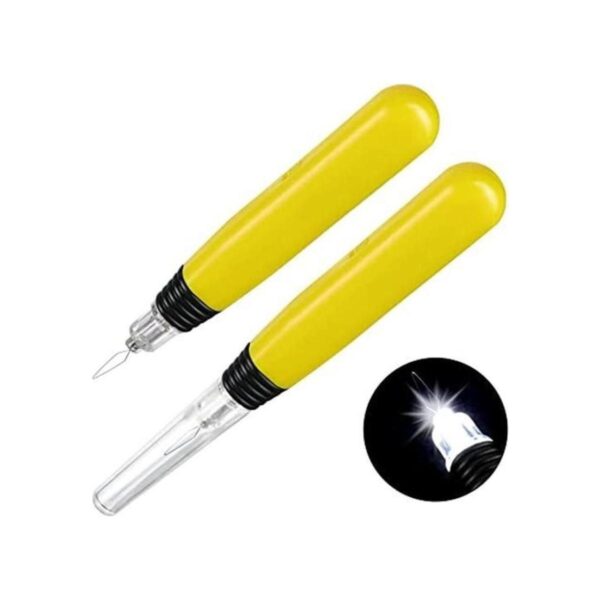 Enhebrador de agujas LED herramientas de costura lazo de