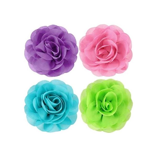 Juego de 4 piezas de collar de lazo multicolor para