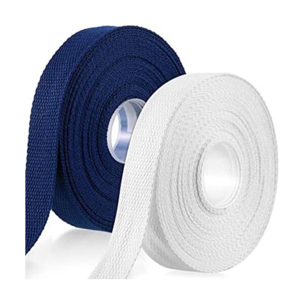 2 rollos20 yardas de cincha de algodón pesado de 1