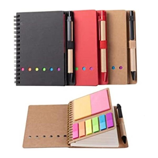 WILFANS Paquete de 3 almohadillas en espiral para cuaderno_1