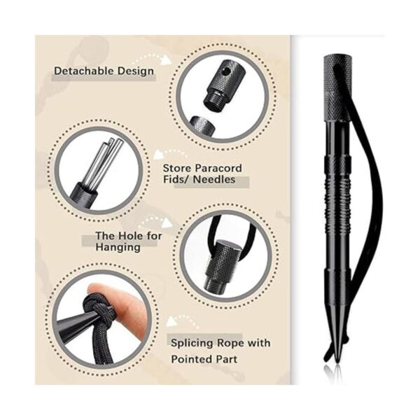WILDAIR Herramientas de nudo FID Paracord FID Set 12