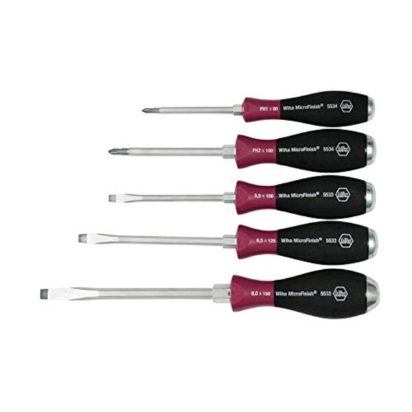 Wiha 53390 Destornilladores ranurados y Phillips extra_1