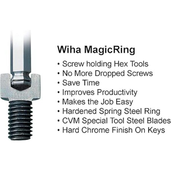 Wiha 66992 MagicRing Juego de llaves hexagonales en L 22_5