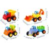 Coches de fricción con ruedas camiones de juguete Push_2
