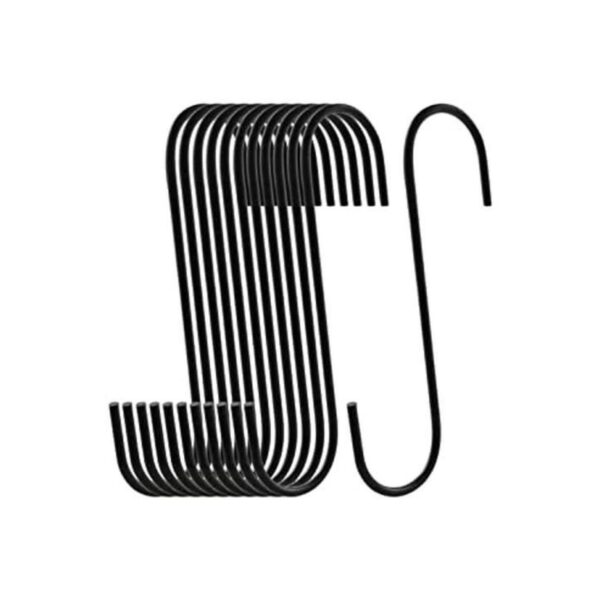 WHYHKJ 12pcs 6.5 Negro Revestimiento Antiestático Acero_1