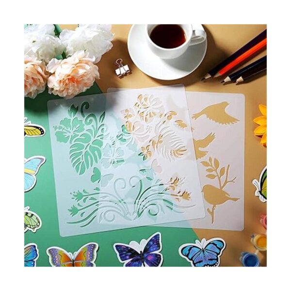 WHQXFDZ 9 plantillas de mariposa plantillas de pájaros_2