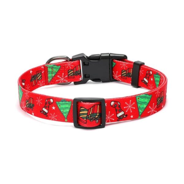 WHIPPY Collar de perro de Navidad suave cómodo con