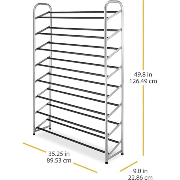 Whitmor Torre de zapatos de 8 niveles 40 pares con_5