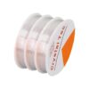 Cuerda elástica para pulseras 3 rollos de cuerda elástica