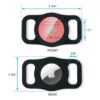 WHALEZON Soporte para collar de perro funda de silicona