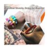 Cuerda elástica para pulseras 3 rollos de cuerda elástica