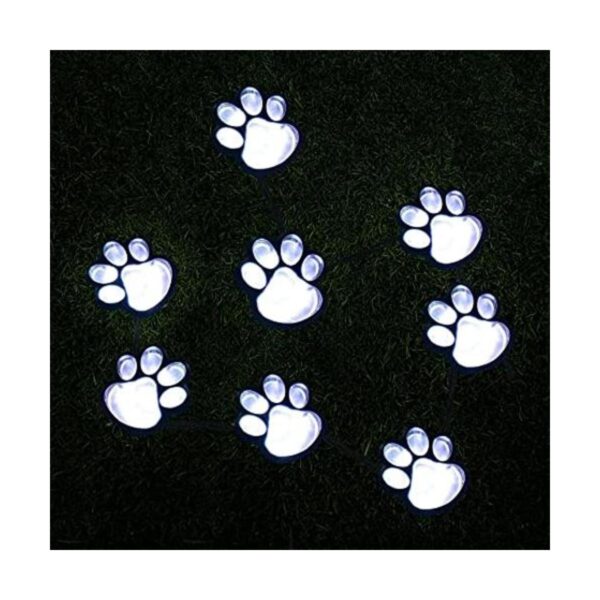 Luces solares con estampado de patas de 16.8 pies tira de_1