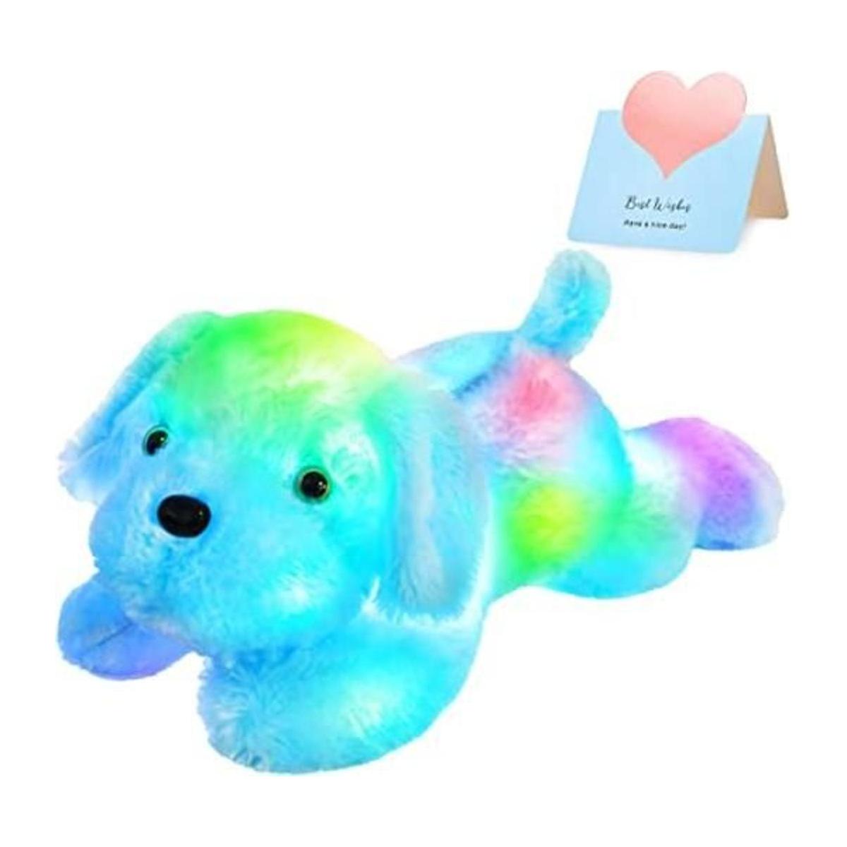 Perrito de peluche con luz LED para ver por la noche 20