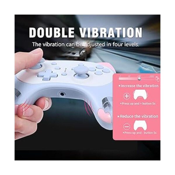 IINE Controlador de gato para Nintendo Switch con_4