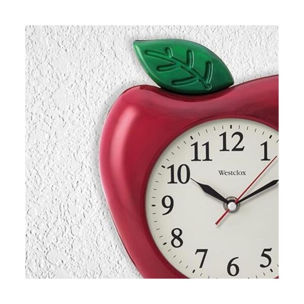 Westclox Reloj de pared tridimensional de Apple de 10_4