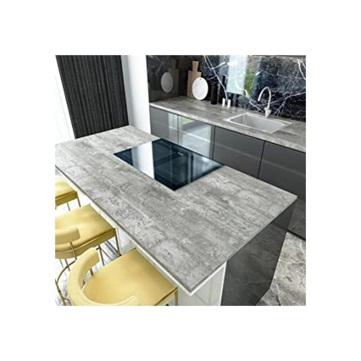 WESTICK Papel de contacto de madera gris para despegar y