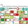 Etiquetas autoadhesivas para nombre de Navidad_2