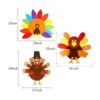 Kit de manualidades de Thanksgiving Turquía bricolaje_4