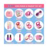 Bolso para niña con kit de maquillaje de juego bolsos de_4