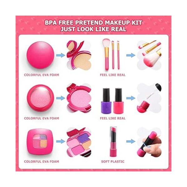 Bolso para niña con kit de maquillaje de juego bolsos de_6