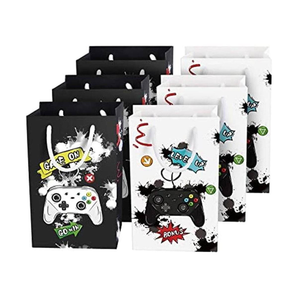 Bolsas de fiesta de videojuegos de acuarela paquete de 16