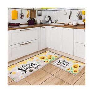 Alfombras de cocina con girasoles juego de 2 alfombrillas