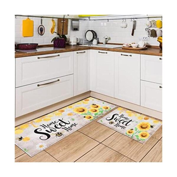 Alfombras de cocina con girasoles juego de 2 alfombrillas