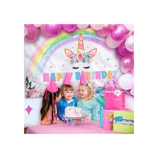 Fondo de unicornio de 73 x 43 pulgadas decoración de_2