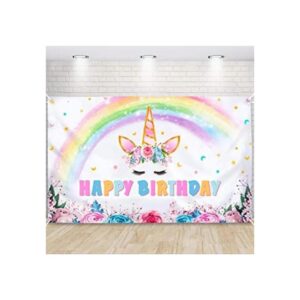 Fondo de unicornio de 73 x 43 pulgadas decoración de_1