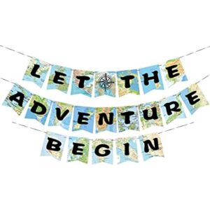 WERNNSAI Bon Voyage Banderín para fiestas con diseño de_1